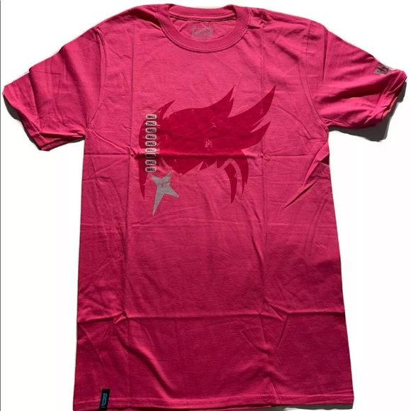 Zarya Overwatch Hot Pink Logo T-Shirt Size Small - Picture 1 of 2